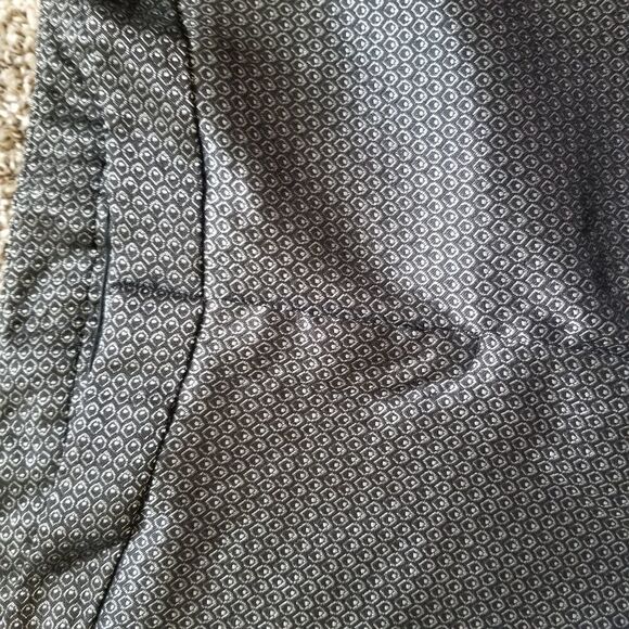 Worthington Silver and Black Print Ankle Pants 14 - Picture 4 of 7